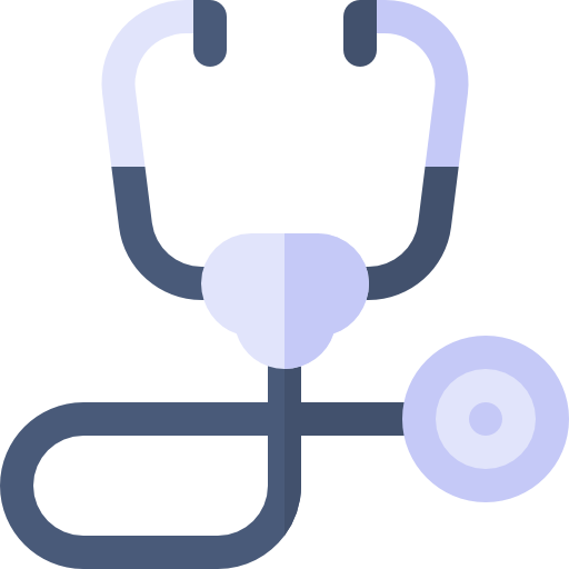 聴診器 Basic Rounded Flat icon