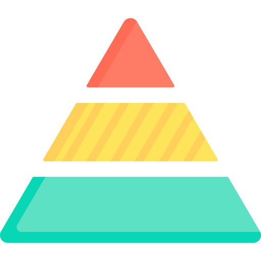 Пирамидальная диаграмма Special Flat иконка