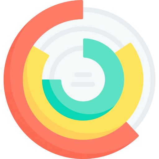 Donut chart Special Flat icon