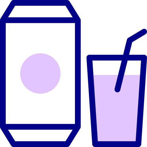 飲料 Detailed Mixed Lineal color icon