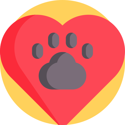 corazón Detailed Flat Circular Flat icono