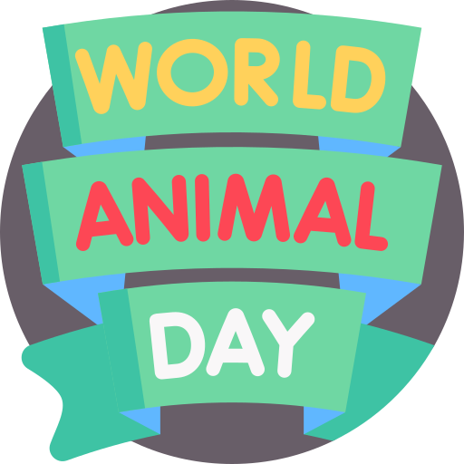 Всемирный день животных Detailed Flat Circular Flat иконка