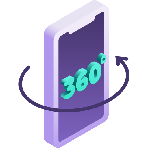 360 Gradient Isometric Gradient ikona