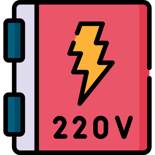 High voltage Special Lineal color icon