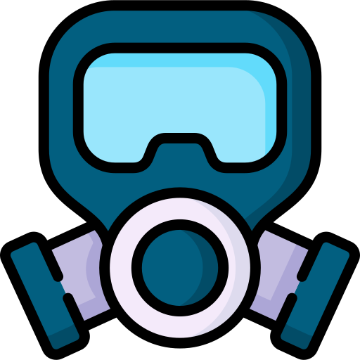 Gas mask Special Lineal color icon