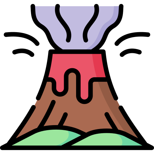 화산 Special Lineal color icon