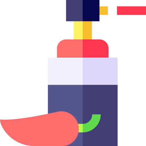 Pepper spray Basic Straight Flat icon