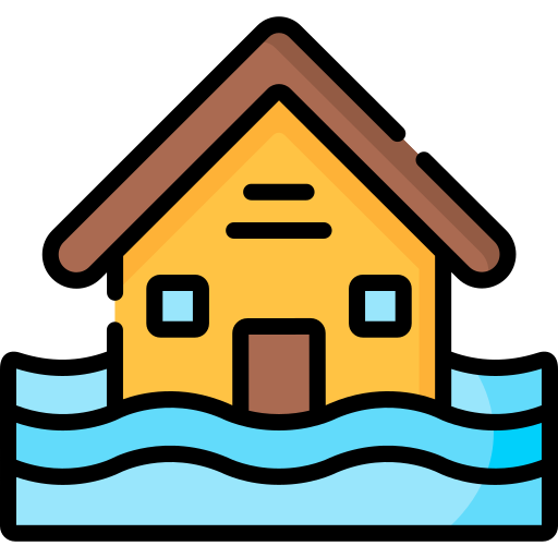 홍수 Special Lineal color icon