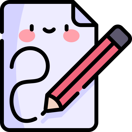 skizzierung Kawaii Lineal color icon