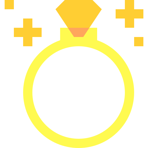 diamanten ring Basic Sheer Flat icoon