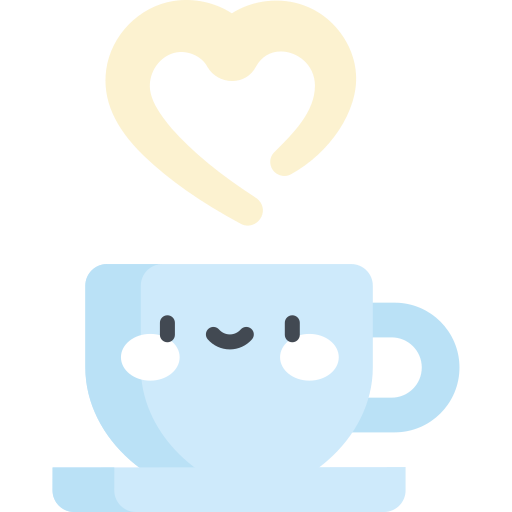 커피 Kawaii Flat icon