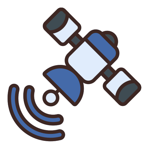 Satellite connect Generic Outline Color icon