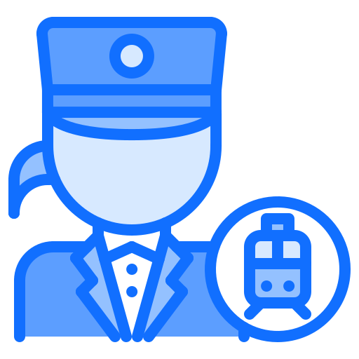 conductor Coloring Blue icono