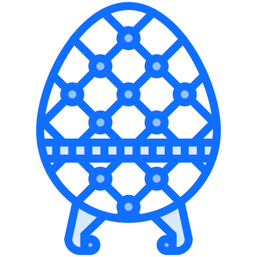 huevo Coloring Blue icono
