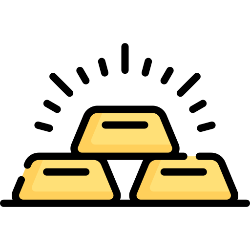 sztabki złota Special Lineal color ikona