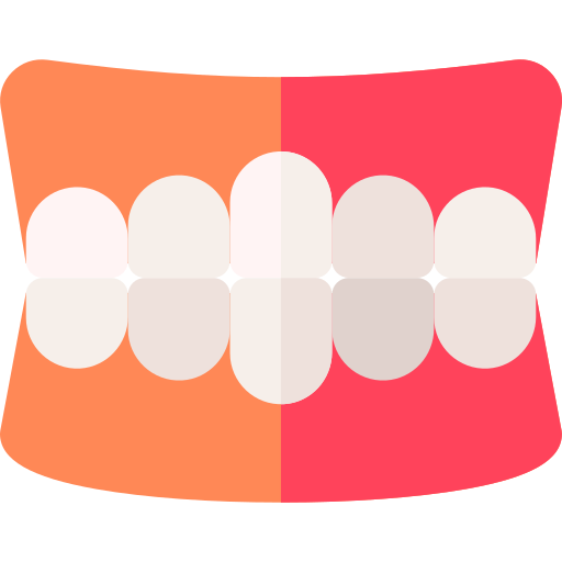 Denture Basic Rounded Flat icon