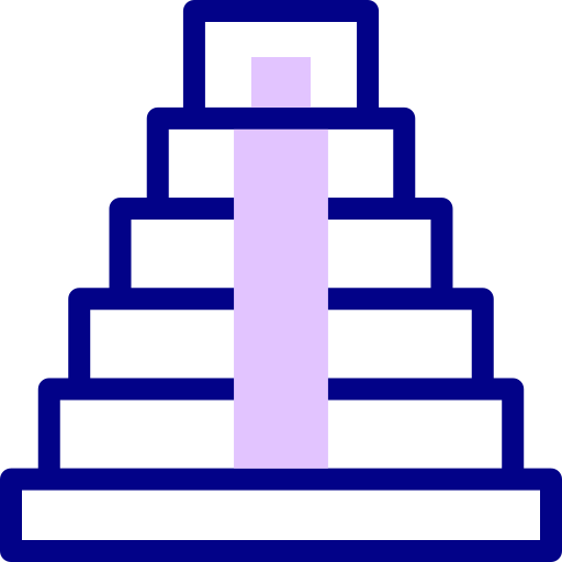 寺 Detailed Mixed Lineal color icon