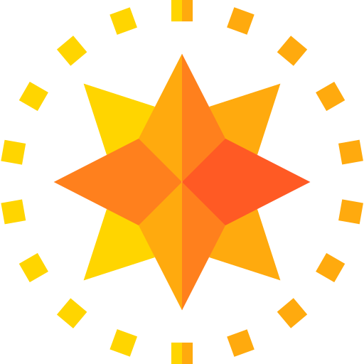 Звезда Basic Straight Flat иконка