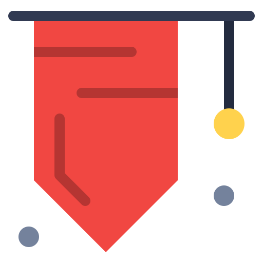 afstuderen Generic Flat icoon