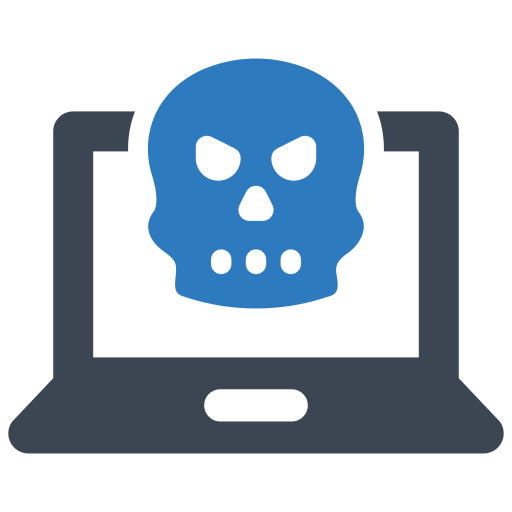 cyber przestępstwa Generic Blue ikona