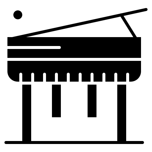 piano Generic Glyph Ícone