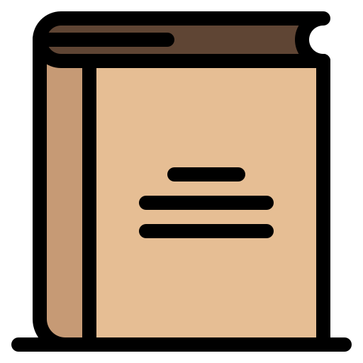 Book Generic Outline Color icon