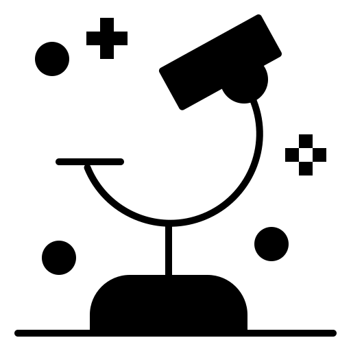 microscopio Generic Glyph icona