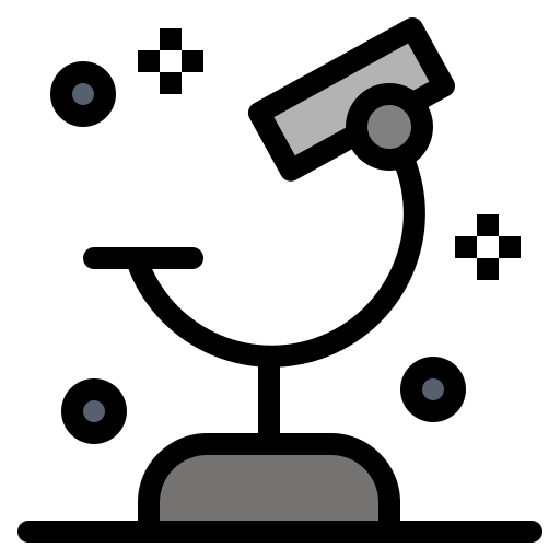 microscoop Generic Outline Color icoon