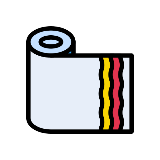 toalla de baño Vector Stall Lineal Color icono