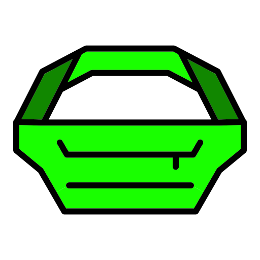 Waist pack Generic Outline Color icon