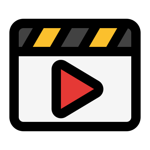ビデオ Generic Outline Color icon