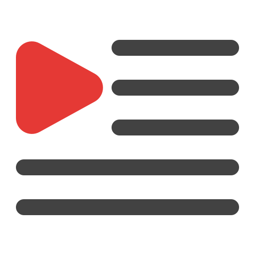video-playlist Generic Flat icon