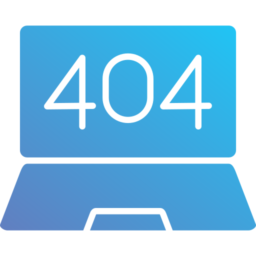 404 Generic Flat Gradient icoon