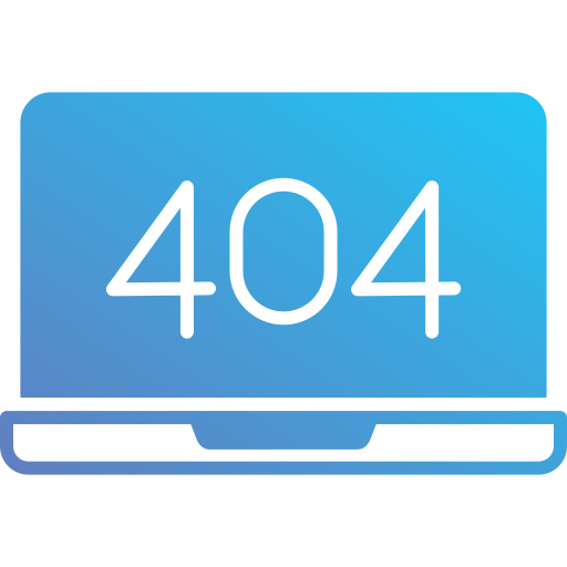 404 Generic Outline Gradient ikona