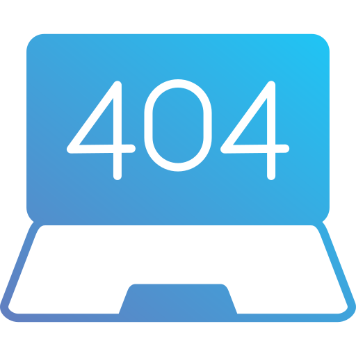 404 Generic Outline Gradient icon