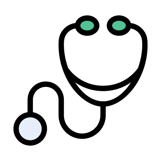 fonendoscopio Vector Stall Lineal Color icono