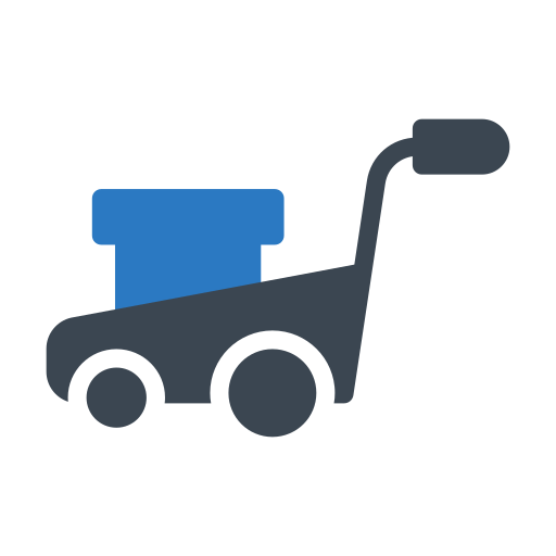 Lawnmower Generic Blue icon