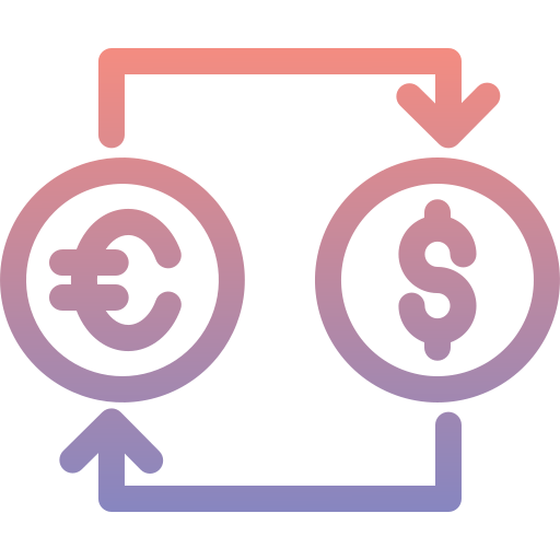 Currency exchange Generic Gradient icon