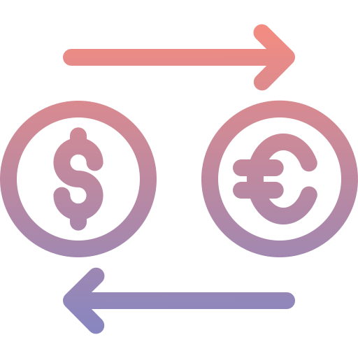 Обмен валют Generic Gradient иконка