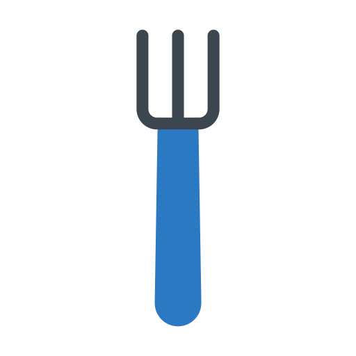 Cutlery Generic Blue icon