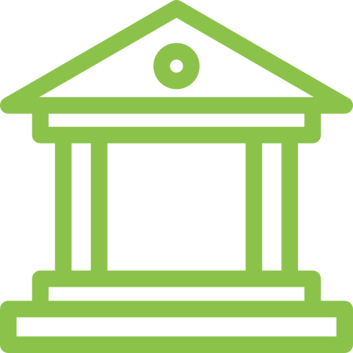 bank Generic Simple Colors ikona
