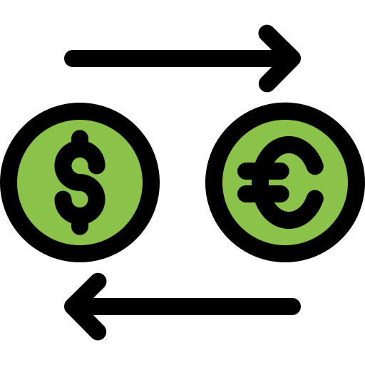 Обмен валют Generic Outline Color иконка