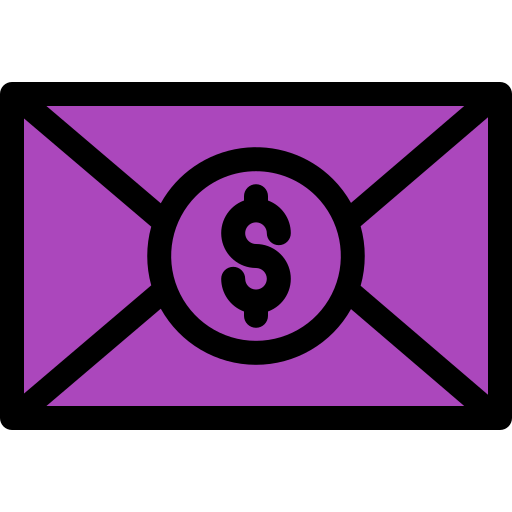 inviare soldi Generic Outline Color icona