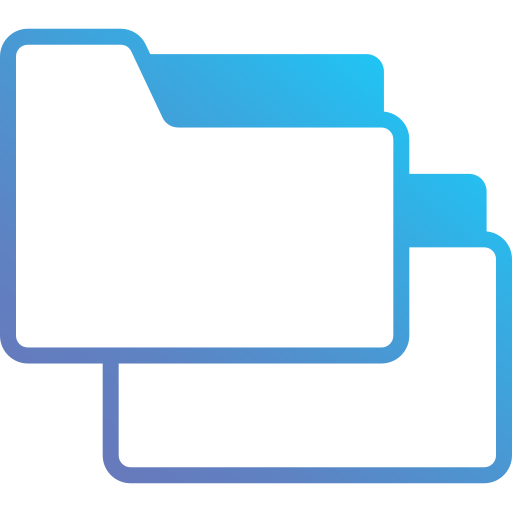 Folder Generic Outline Gradient icon