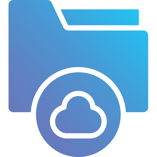 chmura obliczeniowa Generic Flat Gradient ikona