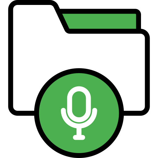 목소리 Generic Outline Color icon