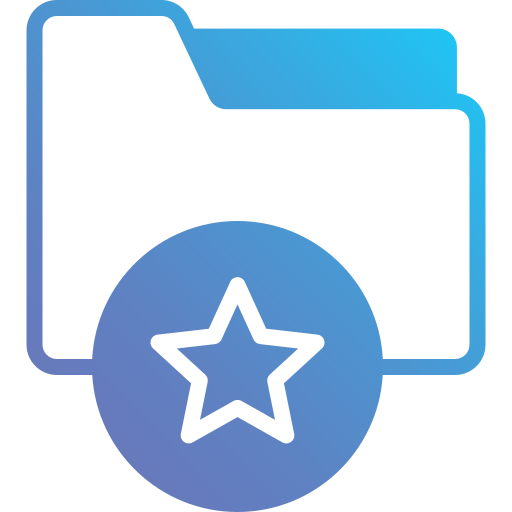 Star Generic Outline Gradient icon