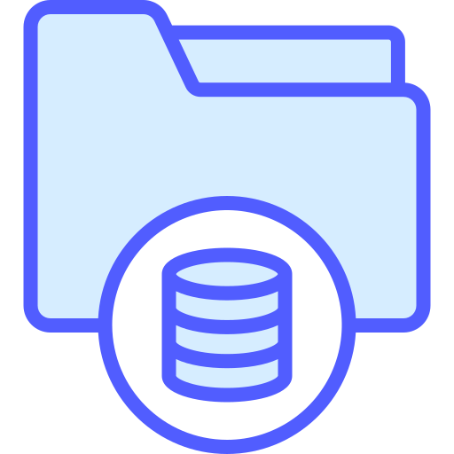 データベース Generic Blue icon