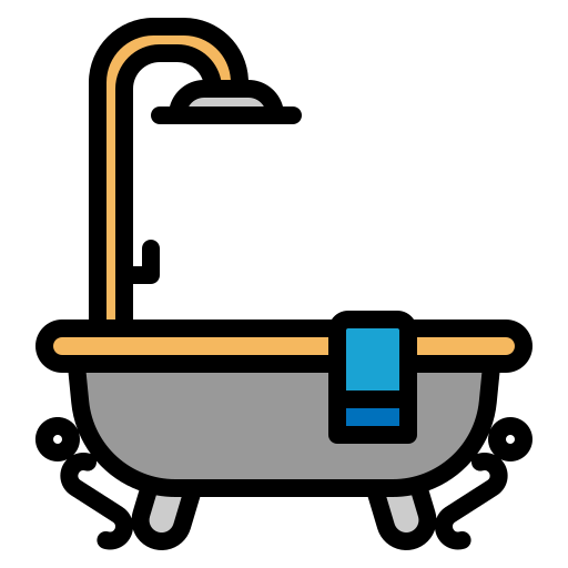 badewanne Generic Outline Color icon