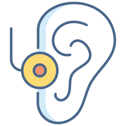 補聴器 Generic Outline Color icon
